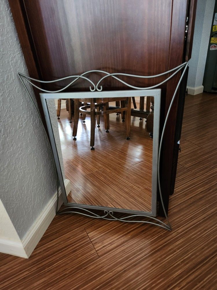 Mirror With Metal Frame