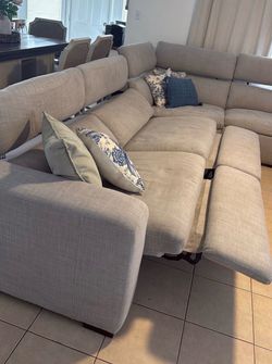 Sectional recliner 5 pieces