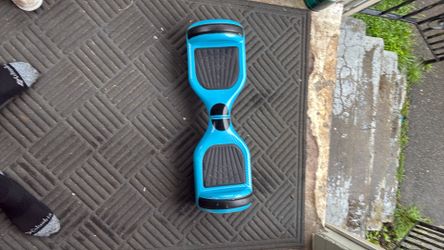 Blue hoverboard almost brand new