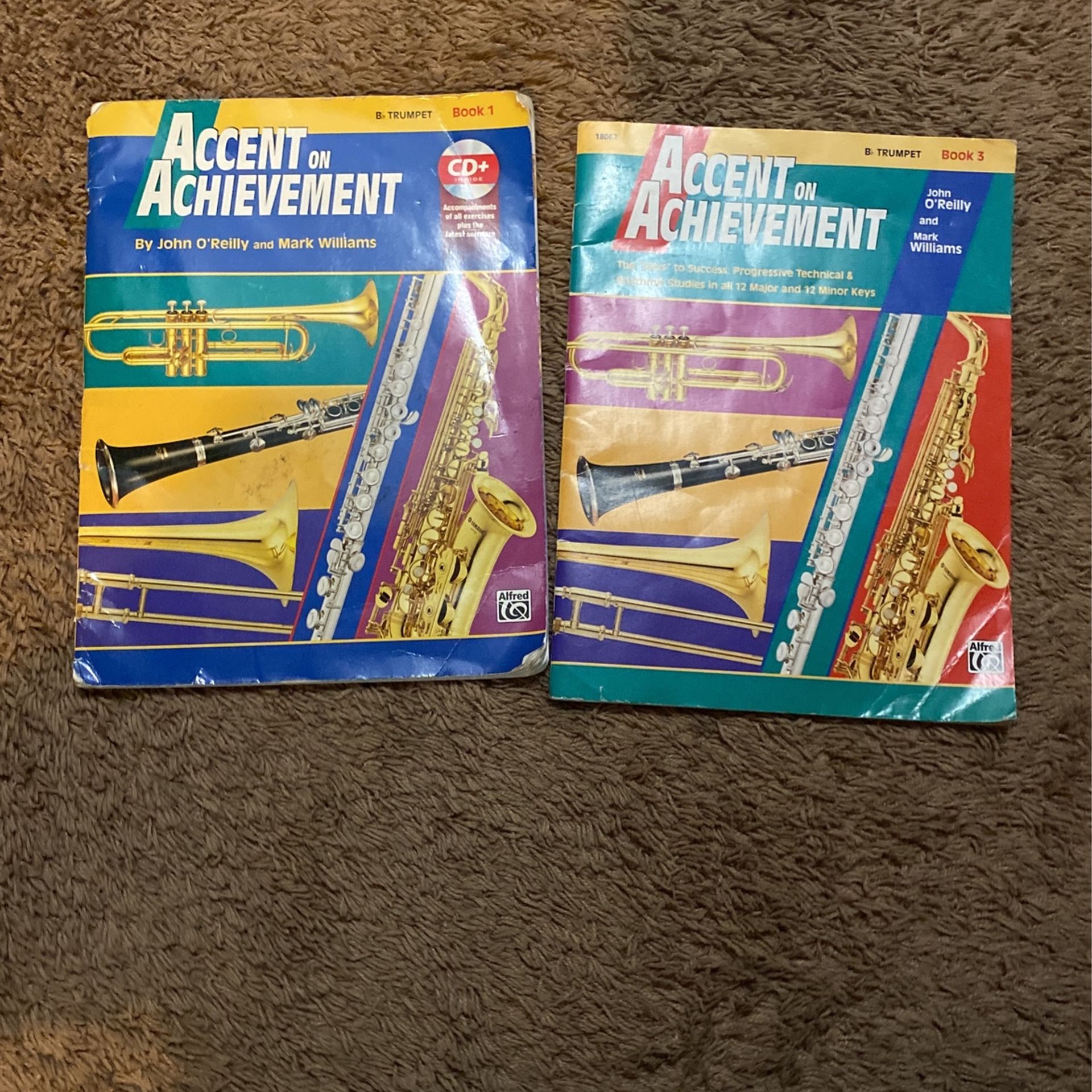 Accent On Achievement - B Flat Trumpet Books 1 & 3