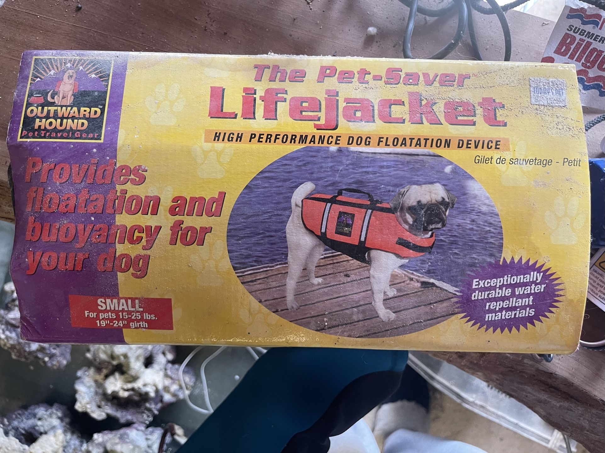 NIB The Pet-Saver Lifejacket Size Small 