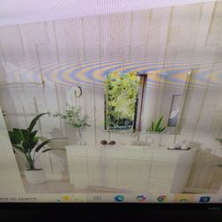 CILIBER FRAMELESS BATHROOM MIRROR, 40’’ X 30’’ RECTANGLER WALL MIRROR W/ BEVELED EDGE, MODERN DECORATIVE VANITY MIRRORED FOR LIVING ROOM, ENTRYWAY, B