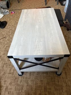 Coffee Table with Lower Shelf