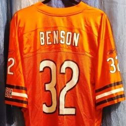 Chicago Bears Size M Reebok #32 CEDRIC BENSON "ALTERNATE" Jersey (Gently Used)😇EXCELLENT CONDITION! Please Read Description.