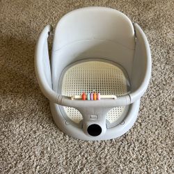 Bath Seat W/Thermometer 