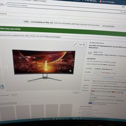 Acer Nitro 34” 1440p Monitor 