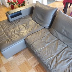 HAS TO GO! Roche Bobois Leather Sectional Sofa Couch