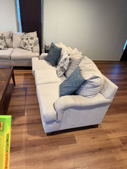 Light Grey 2 Piece Couch
