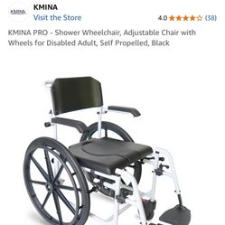 Shower Commode Wheelchair 