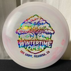 Legacy Discs Patriot Pink & White Swirl Fairway Driver 172 Grams Oak Grove New 