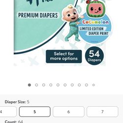 Sz 5 Diapers 64 Count