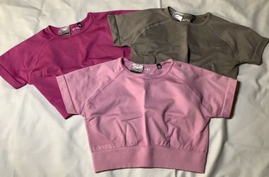 AYBL WORKOUT CROP TOPS SIZE S LOT OF 3