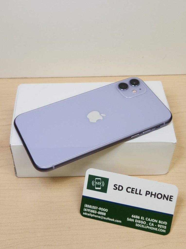 iPhone 11 64 GB Purple Unlocked For Any Carrier 