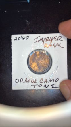 2016 D Improperly Annealed Mint Error Penny Coin