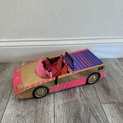 LOL dolls car with reversible trunk/jacuzzi. Measures 16”L x 7”W