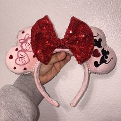 Handmade Valentines Disney Inspired Ears