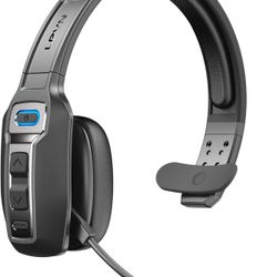 Bluetooth Headset with Microphone, Trucker Bluetooth Headset with AI Noise Cancelling & Mute Button, Wireless On-Ear Headphones 60 Hrs Working Time, f