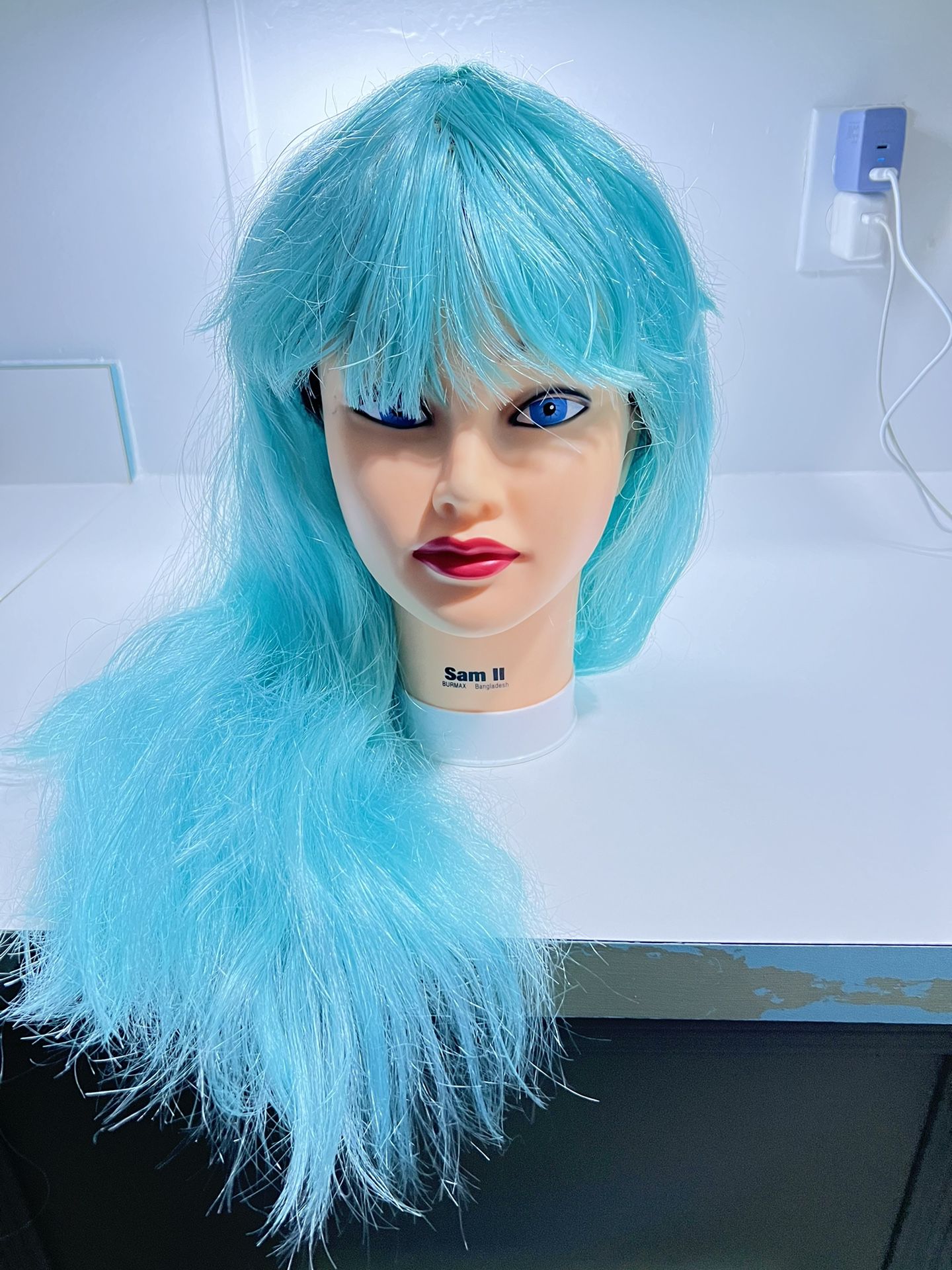  WIG LADY FOR HAIR STYLIST PRACTICE LEARNING 