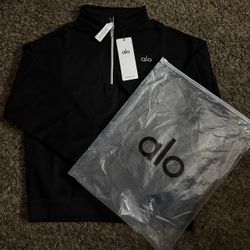 Black Alo Quarter Zip