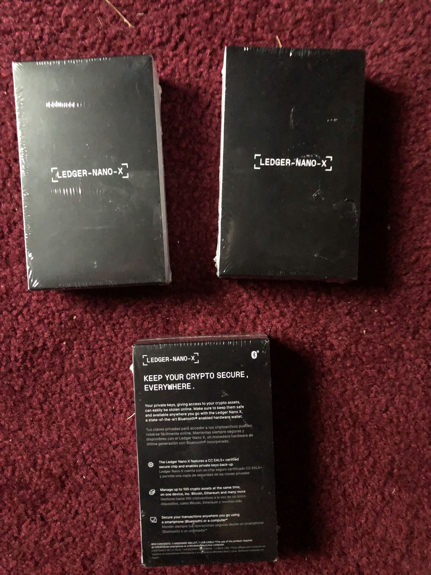 Ledger Nano X Crypto Hardware Wallet Bluetooth