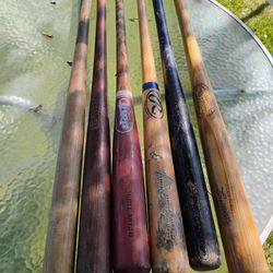Wood Baseball Bats$20. Each FIRM