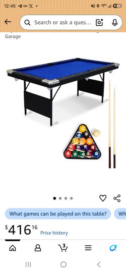 Folding Pool Table-7 ft.