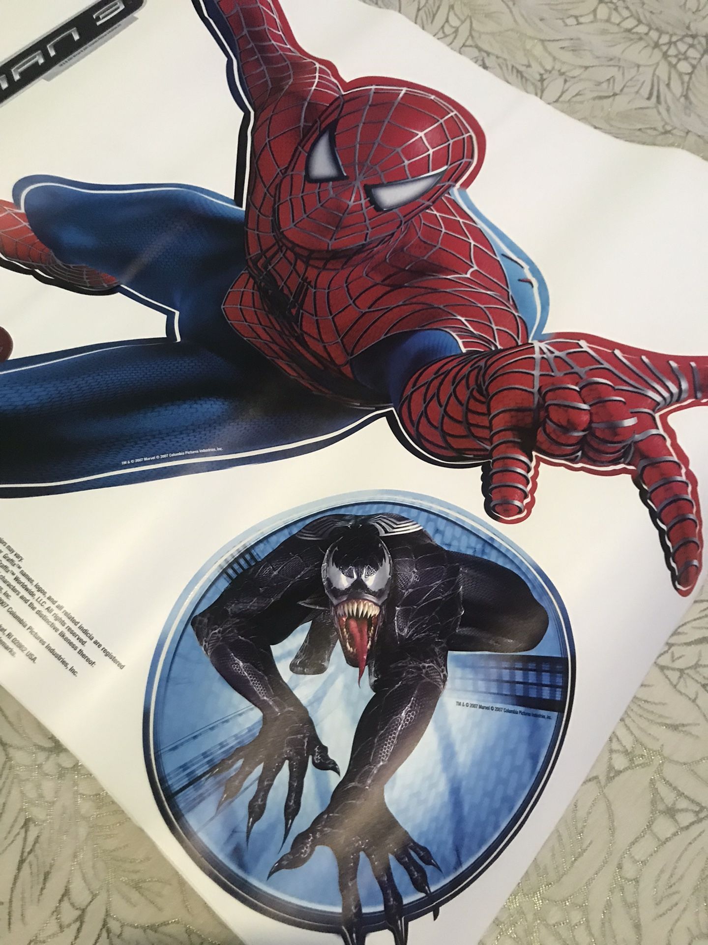 Sticker 18x24 Spider Man Sticks To Many Flat Surfaces