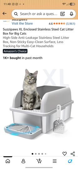 Stainless steel litterbox