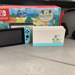 Nintendo Switch Special Edition Animal Crossing 