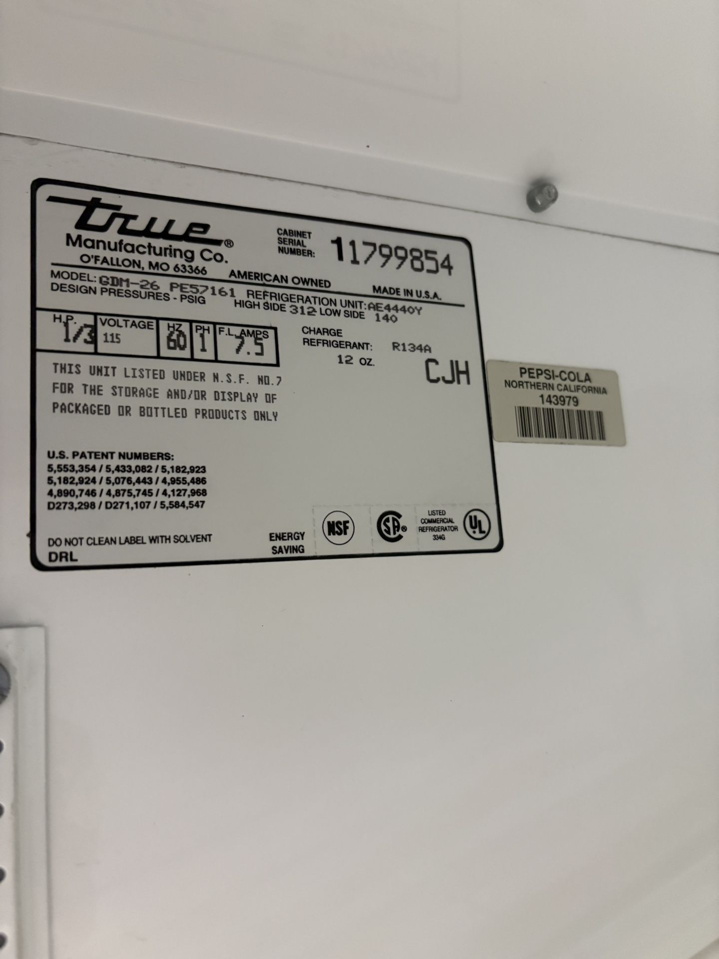 True Refrigerator