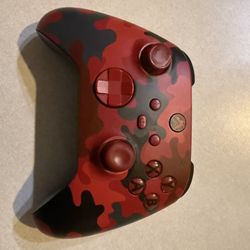 Xbox X/s Controller Red Camo