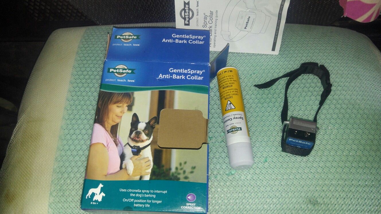 Citronella bark control collar