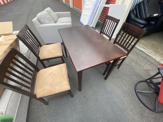 Small Dining Room Table W/ 4 Chairs 