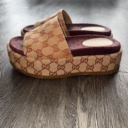 Gucci Supreme Platform Sandals 