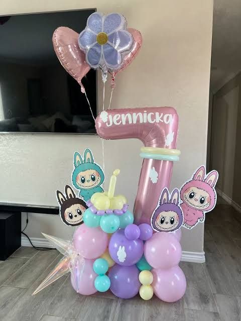 Balloons Bouquet Decoration Birthday 