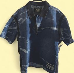 Von Dutch men’s denim polo