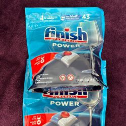 Finish Powerball Dishwasher Detergent, 43 Tabs Bag