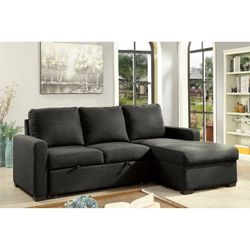 Arabella - Sectional - Dark Gray
by Furniture of America
📌In Stock🚨Finance&Delivery Available