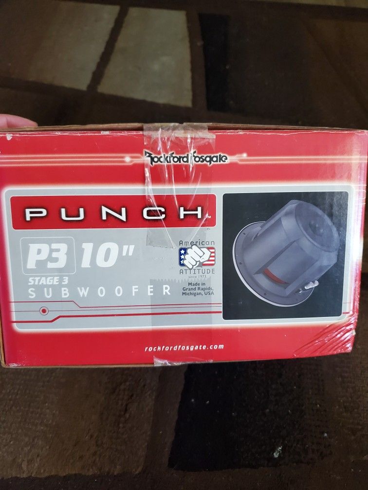 Rockford Fosgate P3 10 inch Subwoofers 