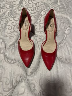 Red Pumps 2.76” Heel. Size 7.5
