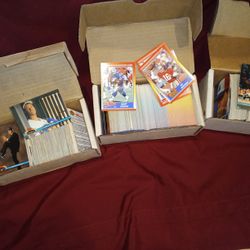 Junk Wax Era Baseball And Football Cards