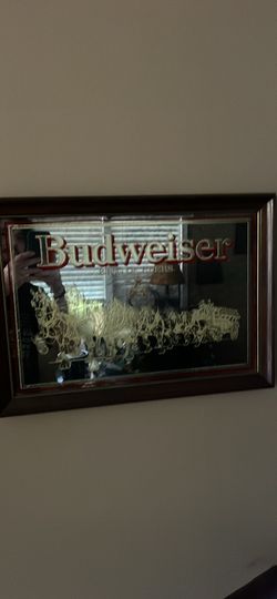 Budweiser Antique Mirror 