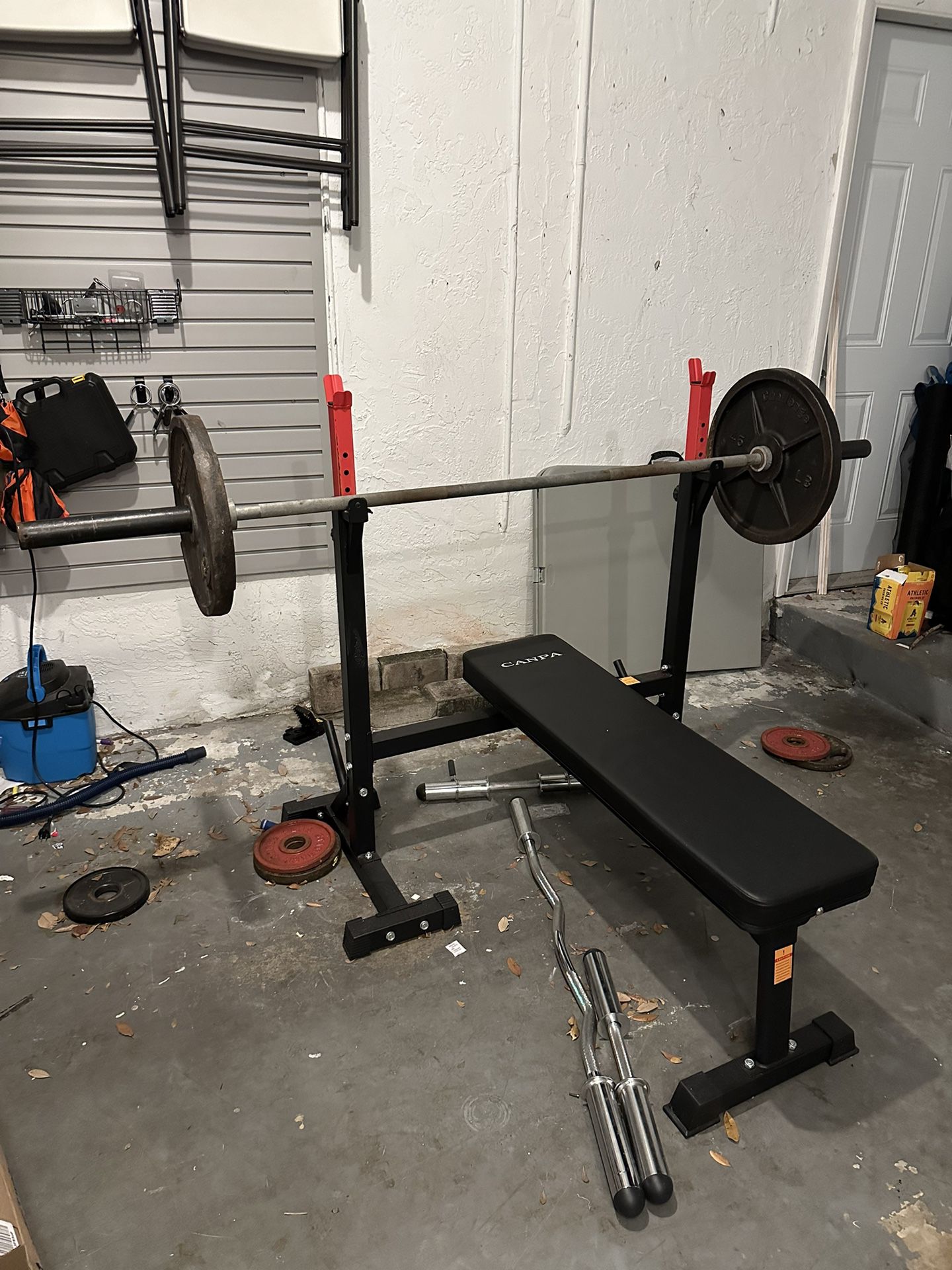 Weight Set With Bench 