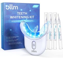 Teeth Whitening Kit With LED Light 