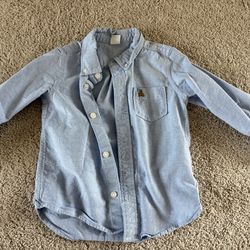 Baby GAP Boys Long-Sleeved Cotton Shirt 3T