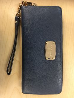 Michael Kors Wallet Navy Blue