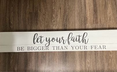 Faith Over Fear Canvas Wall Art