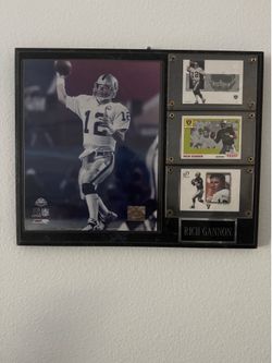 Raiders Rich Gannon . Cool vintage Raiders display piece