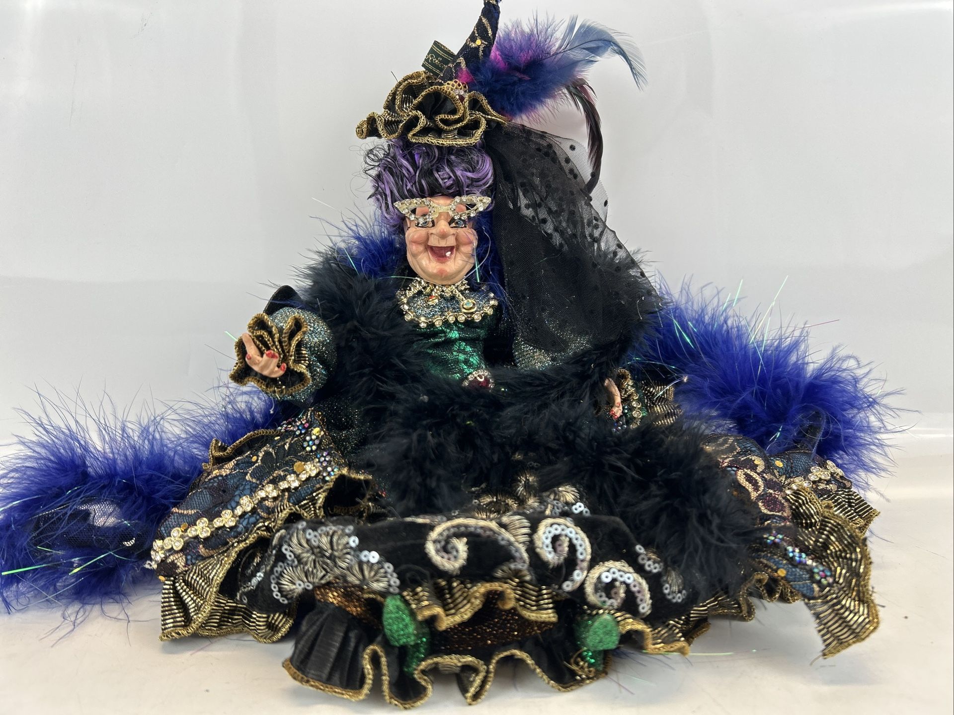 Mark Roberts Venetian Ball Witch Figurine – Limited Edition Halloween Decor