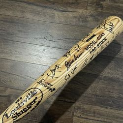 Signed Baseball Bat